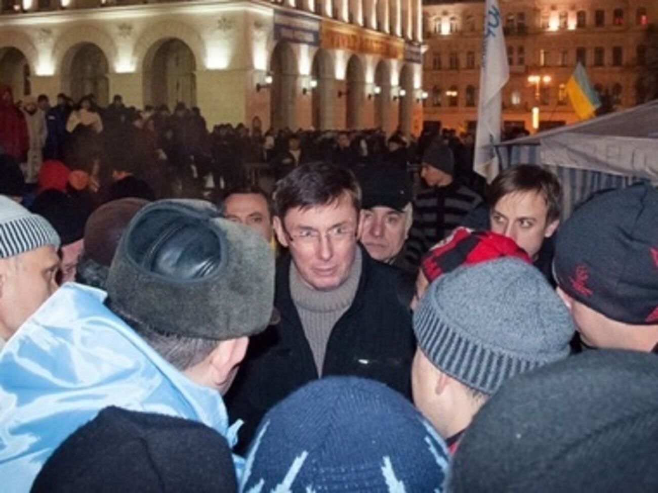 Луценко среди евроактивистов