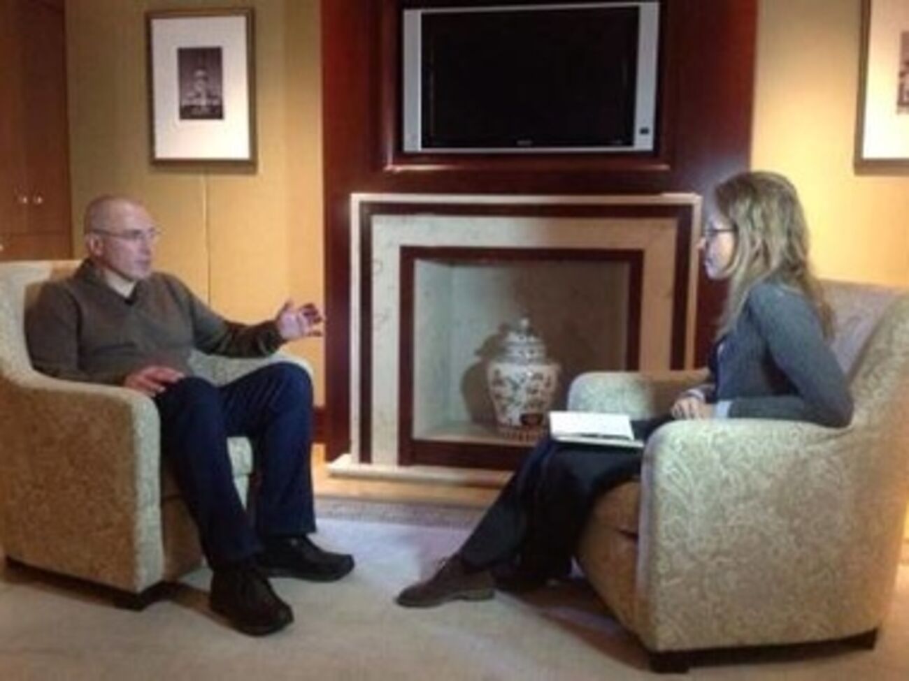 Михаил Ходорковский и Ксения Собчак