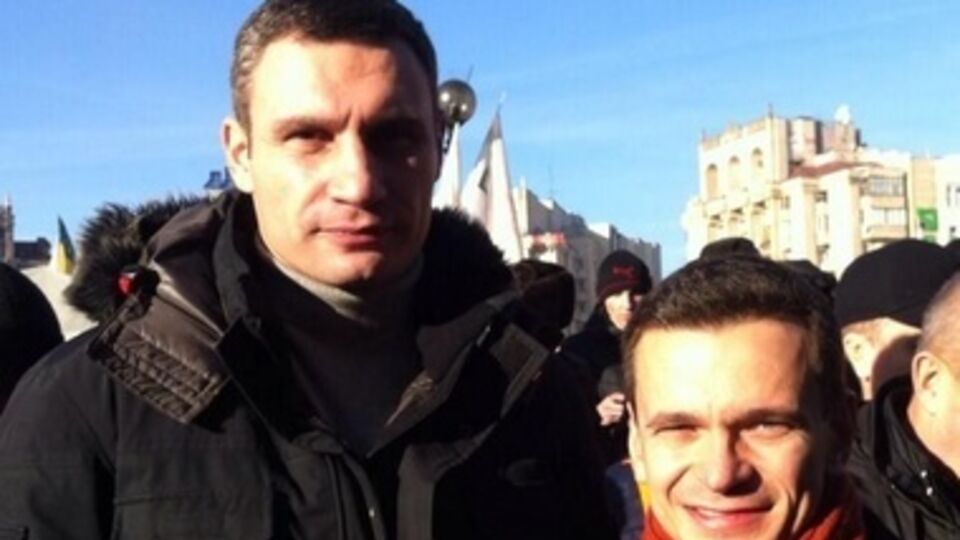 Яшин с Кличко на Евромайдане