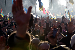 Митингующие поддержали создание НО "Майдан"