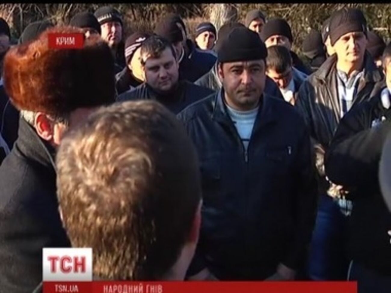 Митинг у райотдела в Первомайском