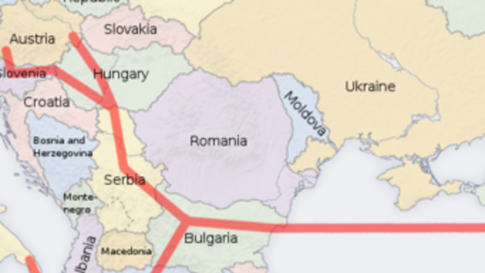 Схема "Южного потока"