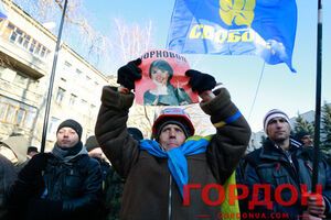 Пикет МВД в поддержку Черновол