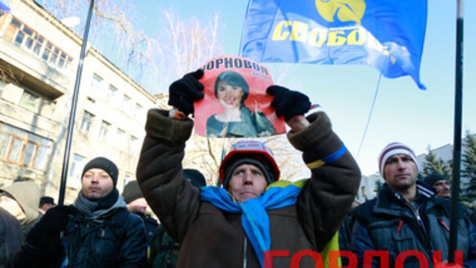 Пикет МВД в поддержку Черновол