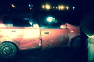 Автомобиль Черновол после нападения