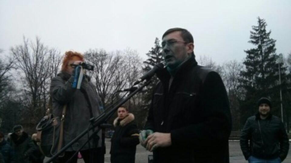 Луценко после нападения