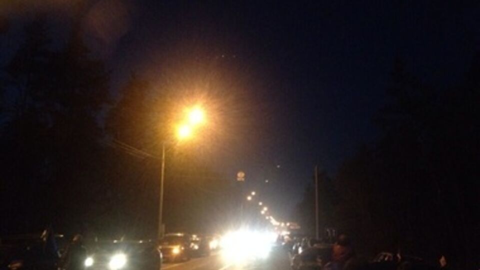 Пикет возле дома Виктора Медведчука