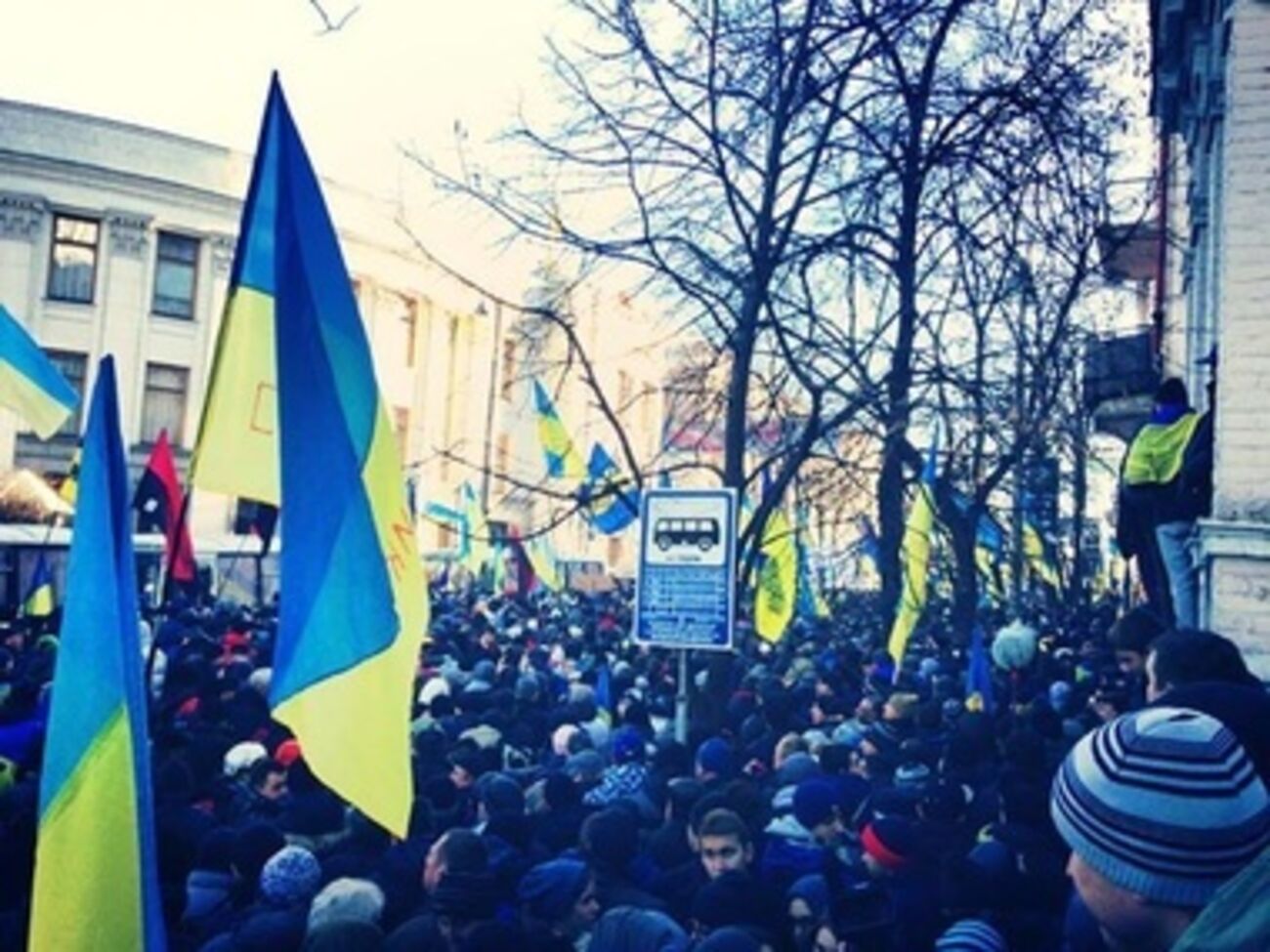 Митинг под Радой