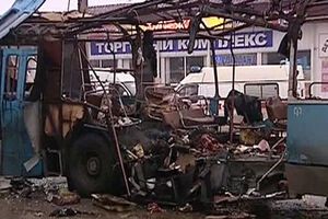 Бомба была заложена в салоне троллейбуса