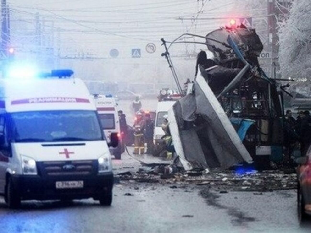 Место взрыва