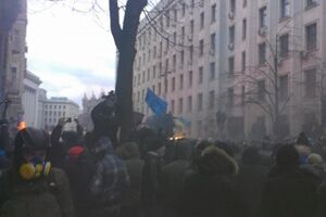 Столкновения на Банковой 1 декабря