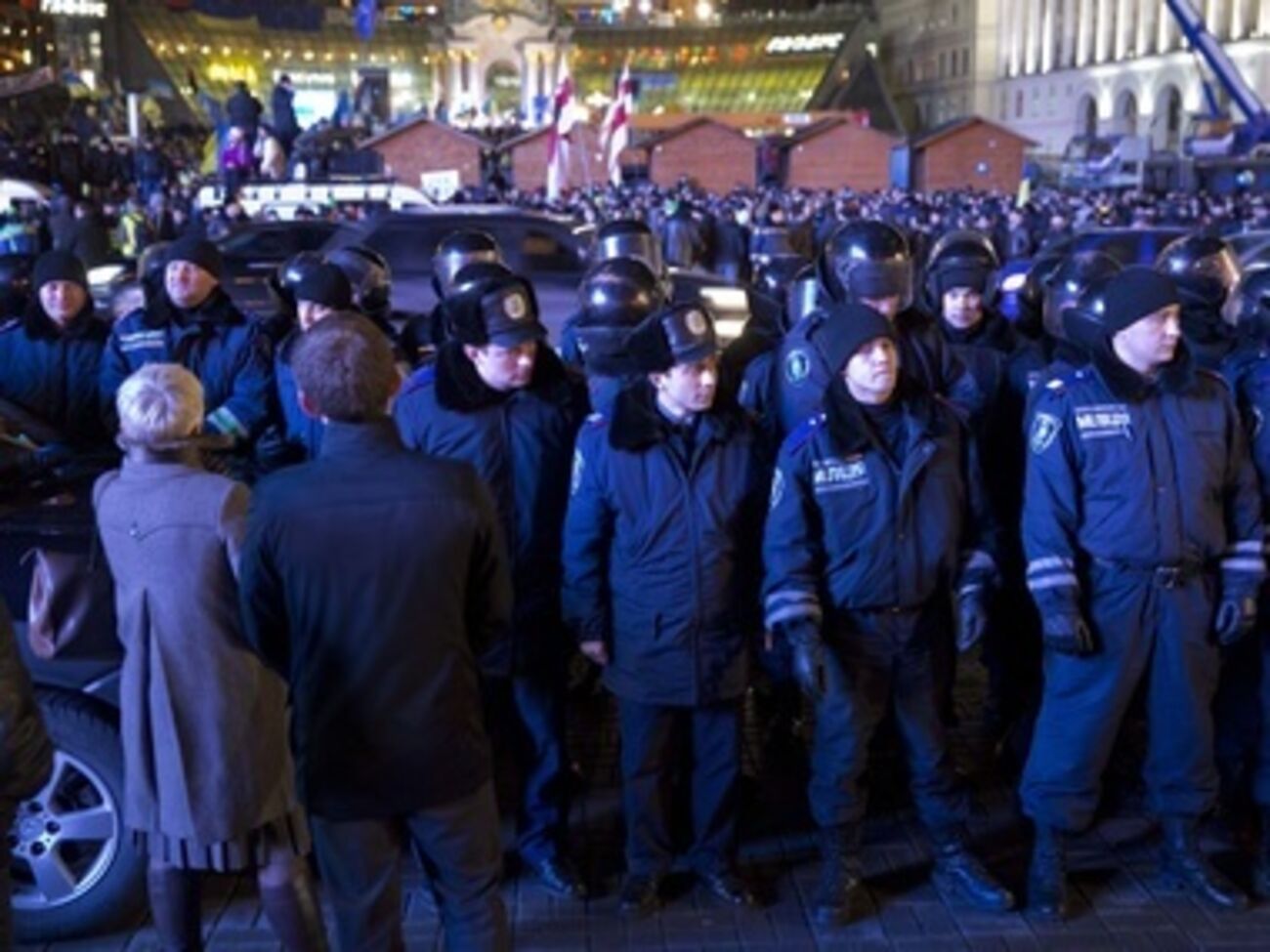 Милиция на Евромайдане в Киеве