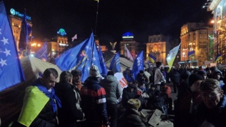 Протест на улице стал символом евромечты