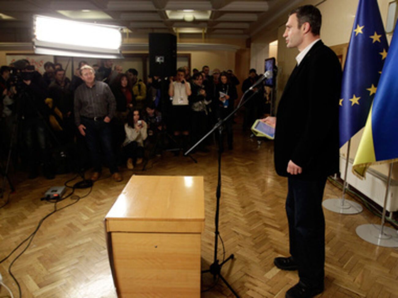 Кличко на брифинге Штаба нацсопротивления