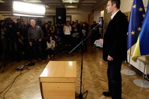 Кличко на брифинге Штаба нацсопротивления