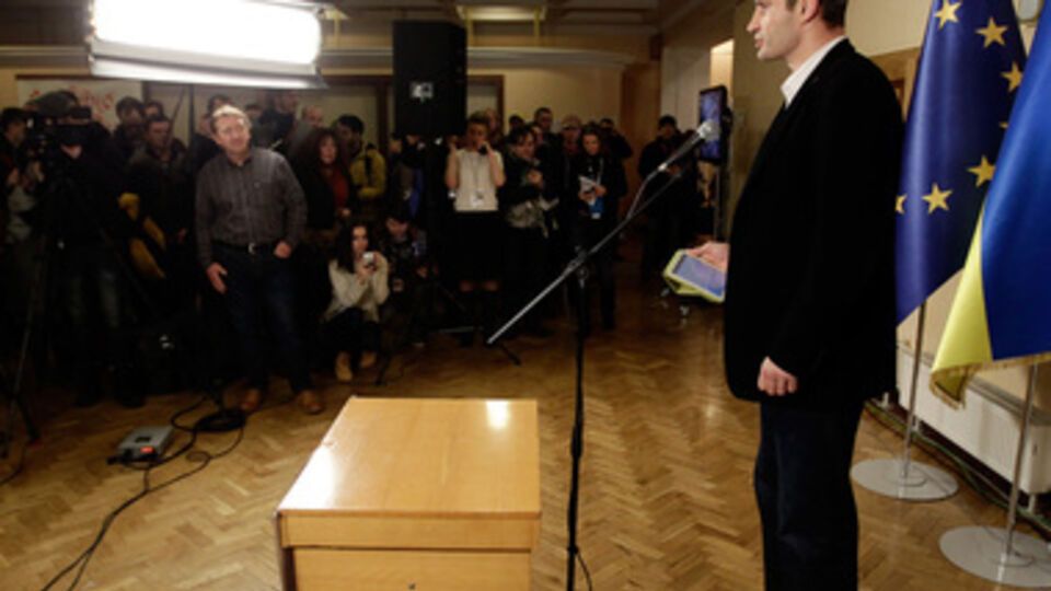 Кличко на брифинге Штаба нацсопротивления