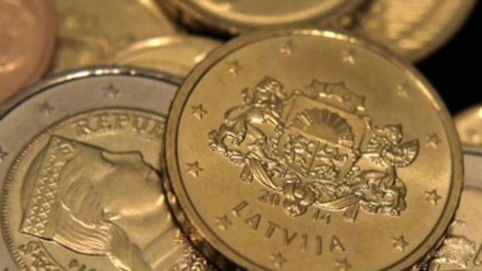 Латвийские монеты евро