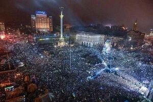 Майдан в новогоднюю ночь