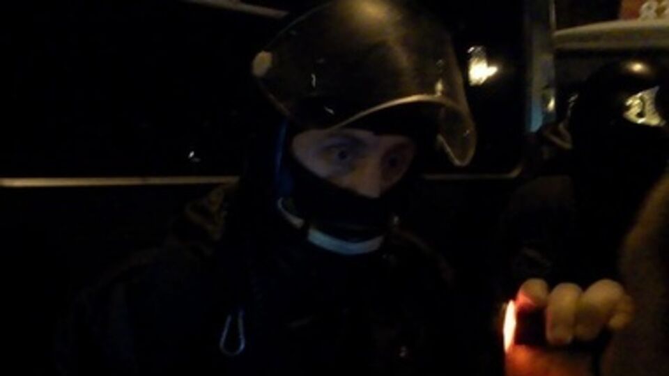 Не все беркутовцы согласились снять маски