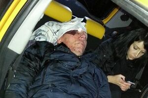 Побитый Юрий Луценко