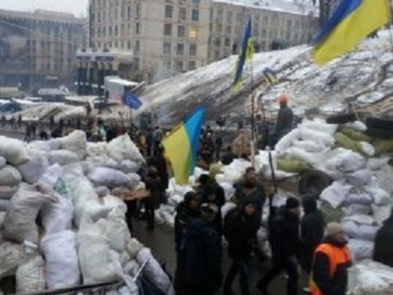Баррикады на Майдане Незалежности