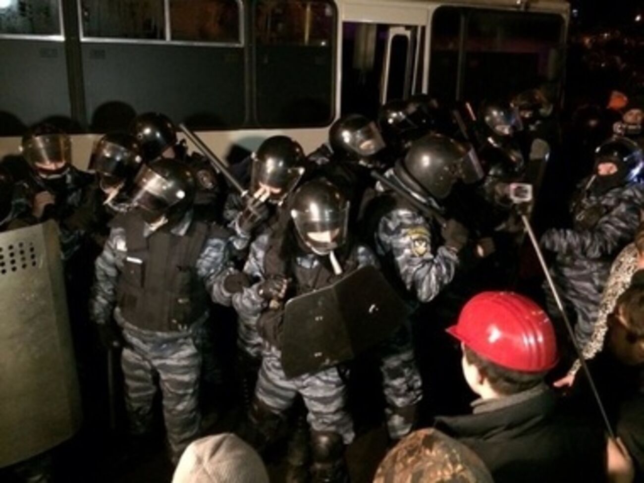 Стычка возле Святошинского РОВД 11 января