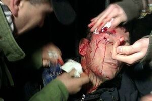 11 января Луценко пострадал в стычке активистов и силовиков