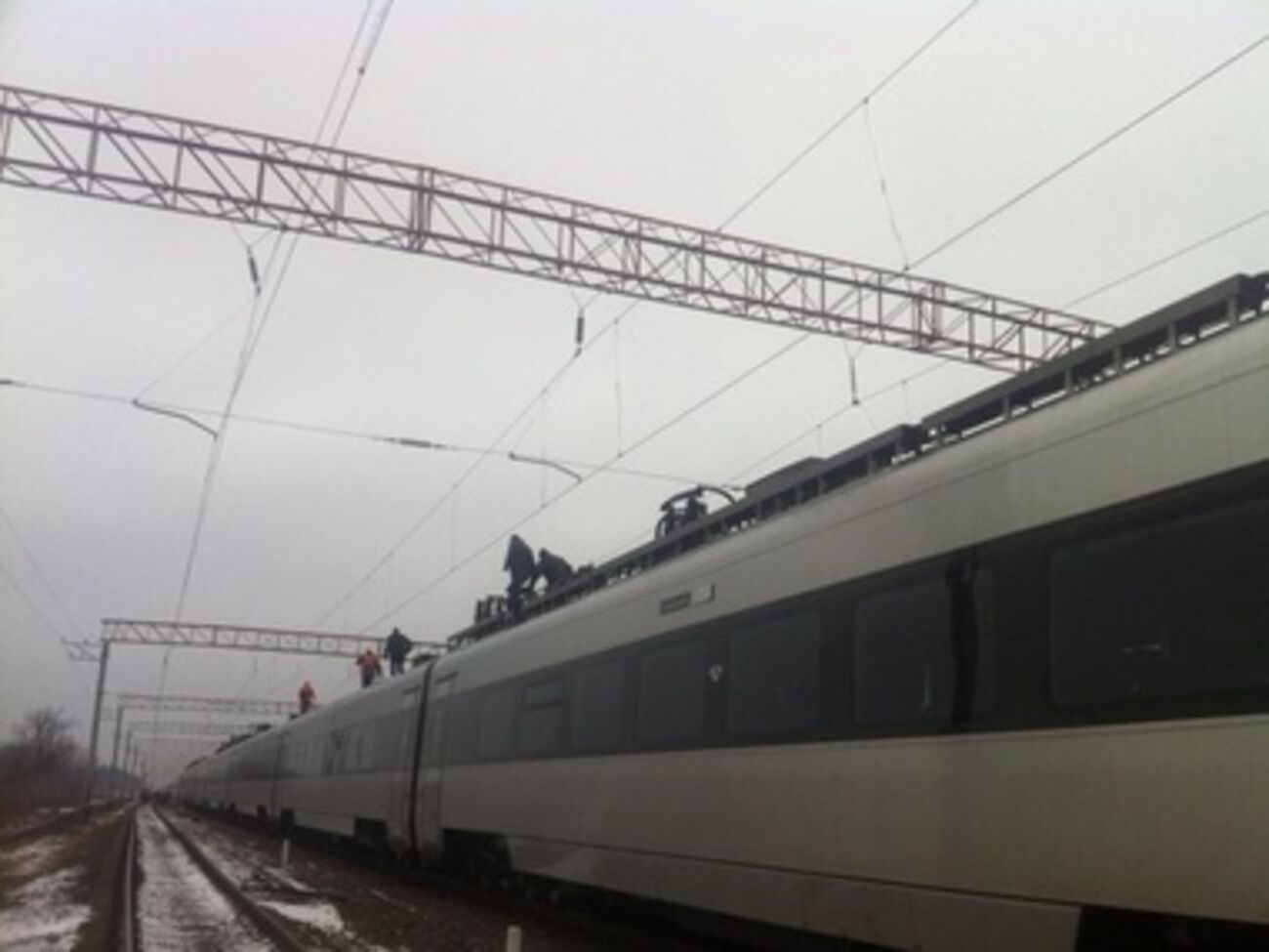 Под Киевом сломался очередной Hyundai. Фоторепортаж