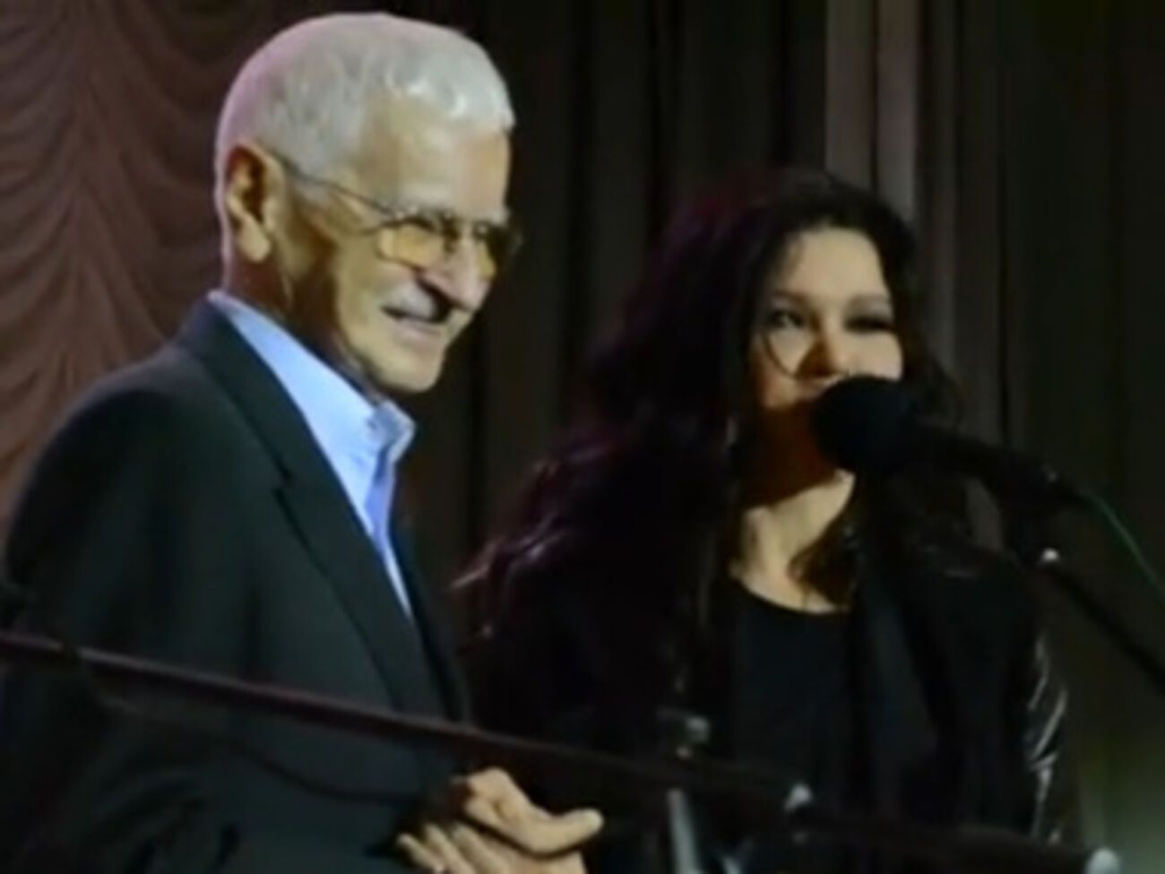 Публицист Евгений Сверстюк и Руслана