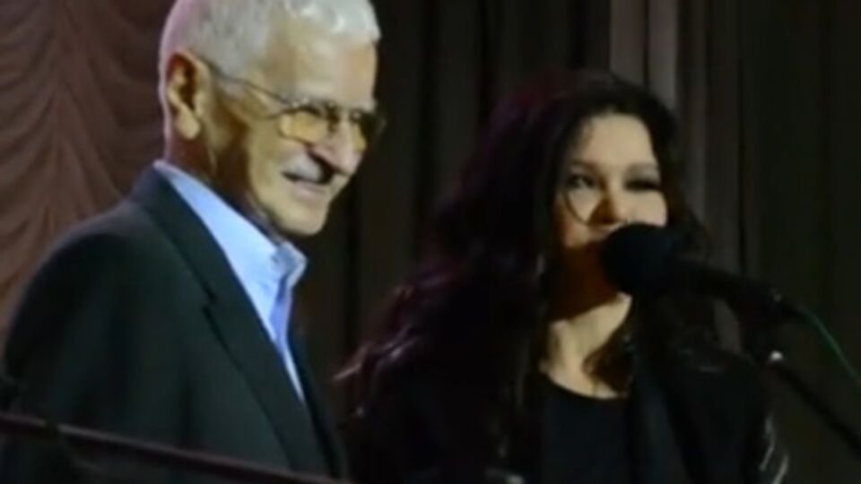 Публицист Евгений Сверстюк и Руслана