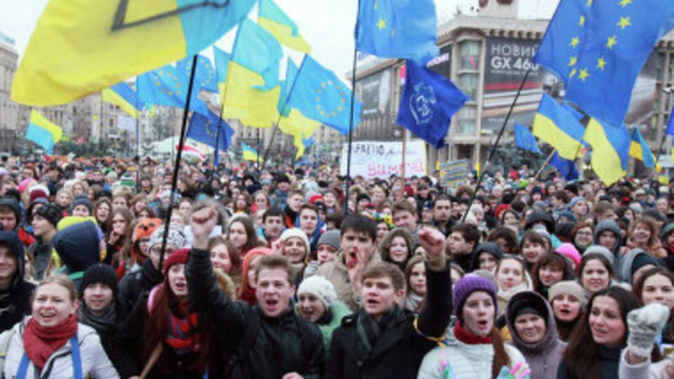 студенты на Евромайдане