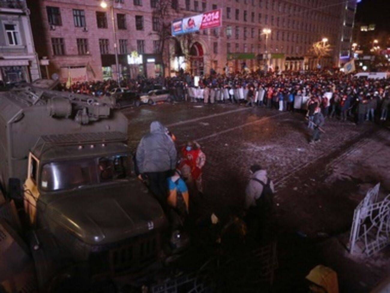 На Грушевского задержали четырех участников беспорядков