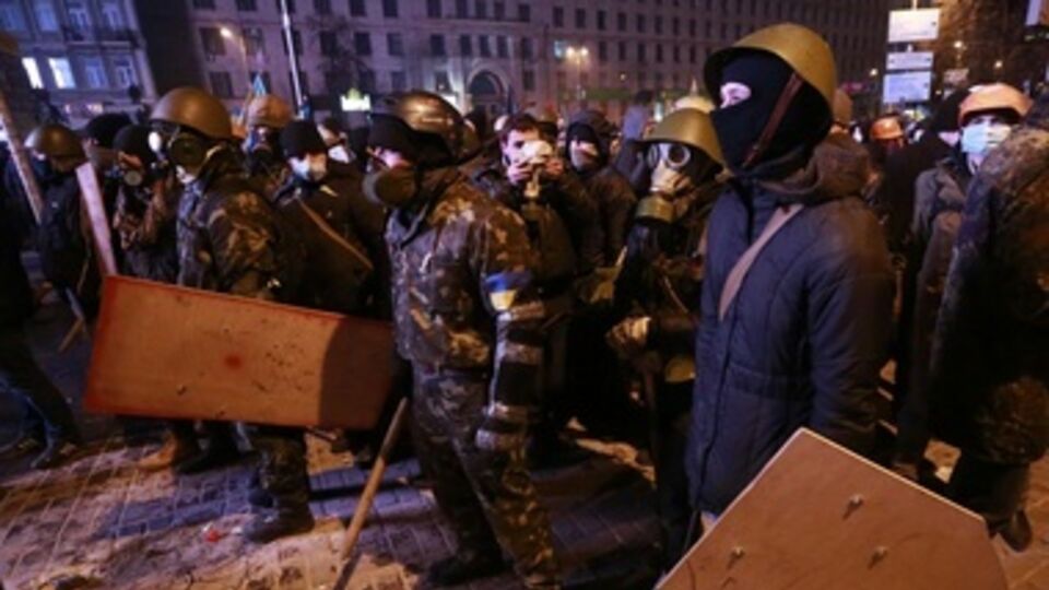 В противостоянии на Грушевского участвует правый сектор