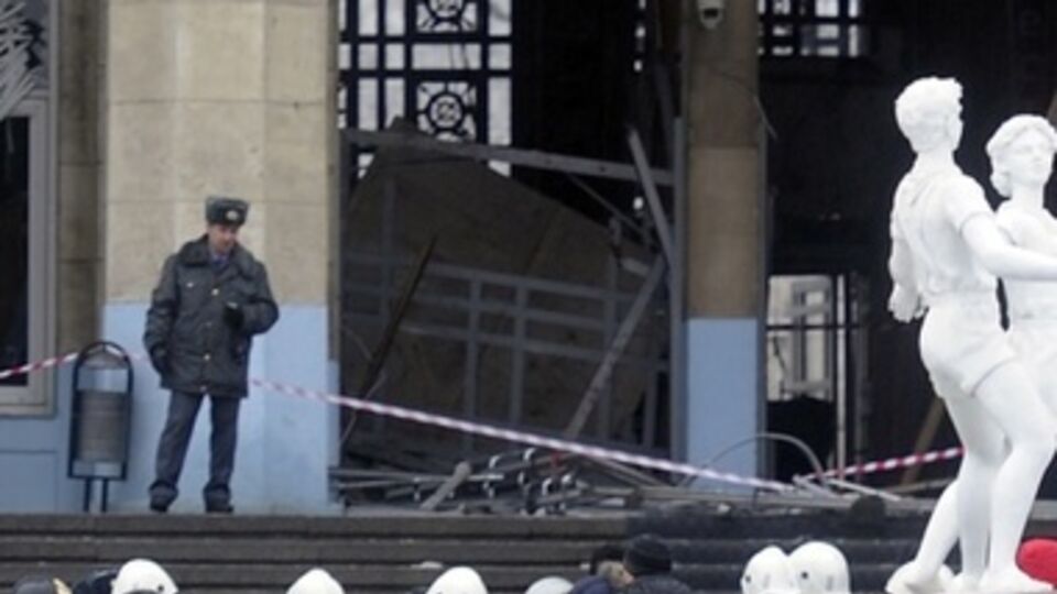 Волгоградский вокзал после взрыва террориста-самоубийцы