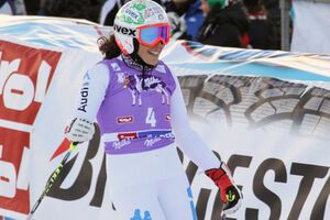 Горнолыжница Федерика Бриньоне