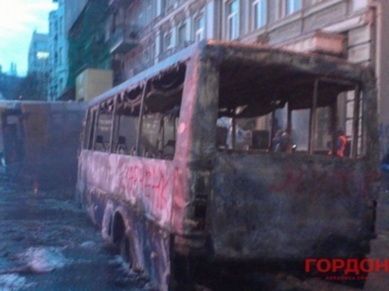 Утро после стычек на Грушевского