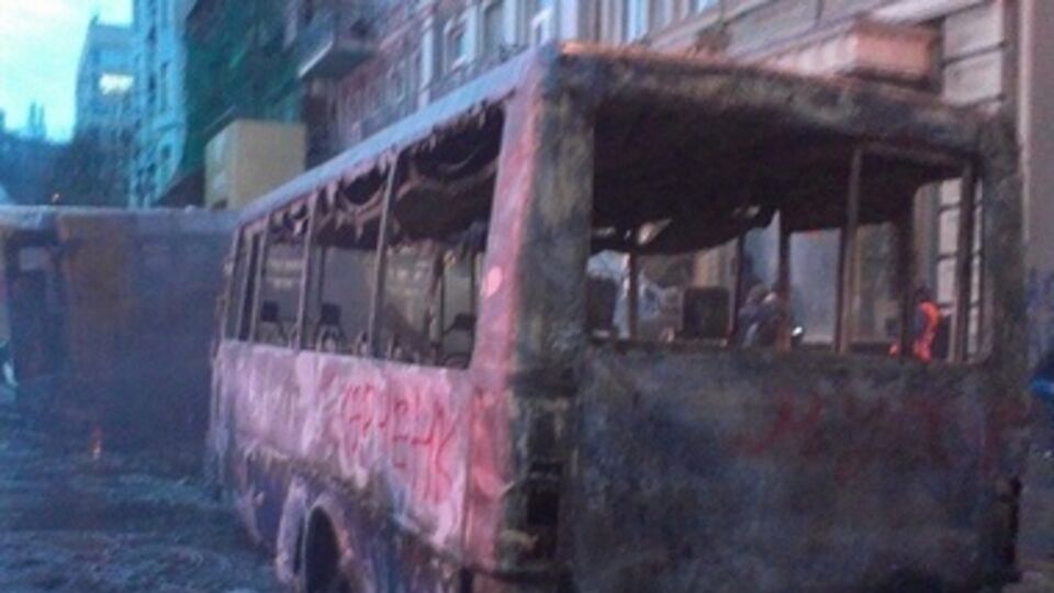 Утро после стычек на Грушевского