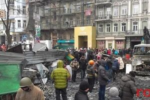 Грушевского. Утро после боя. Фоторепортаж