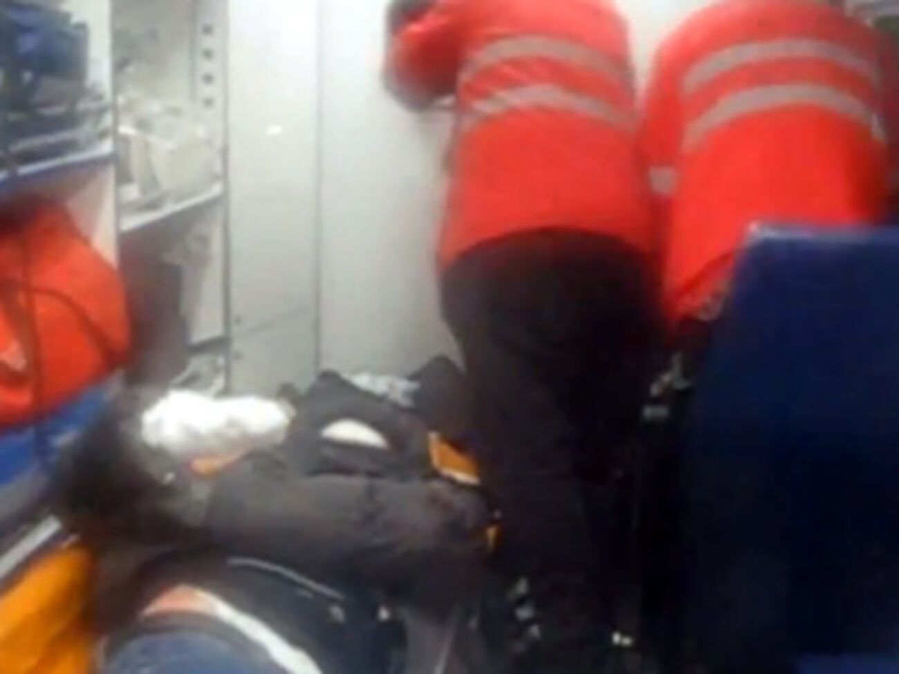 Александр в карете скорой помощи