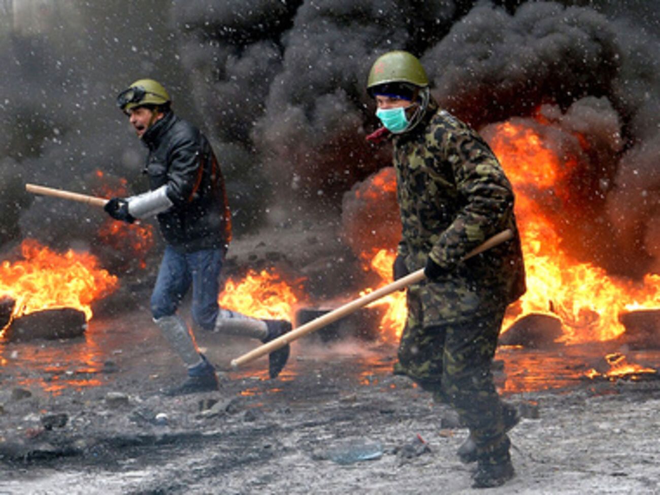 Противостояние на Грушевского. 23 января. Онлайн-репортаж