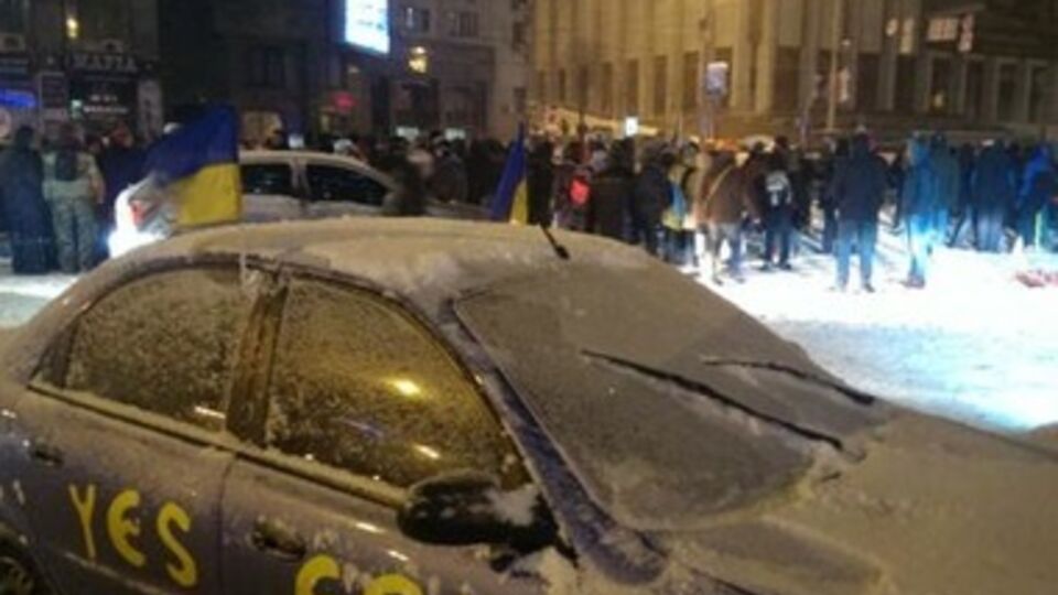 Патруль Автомайдана попался в ловушку на Печерске