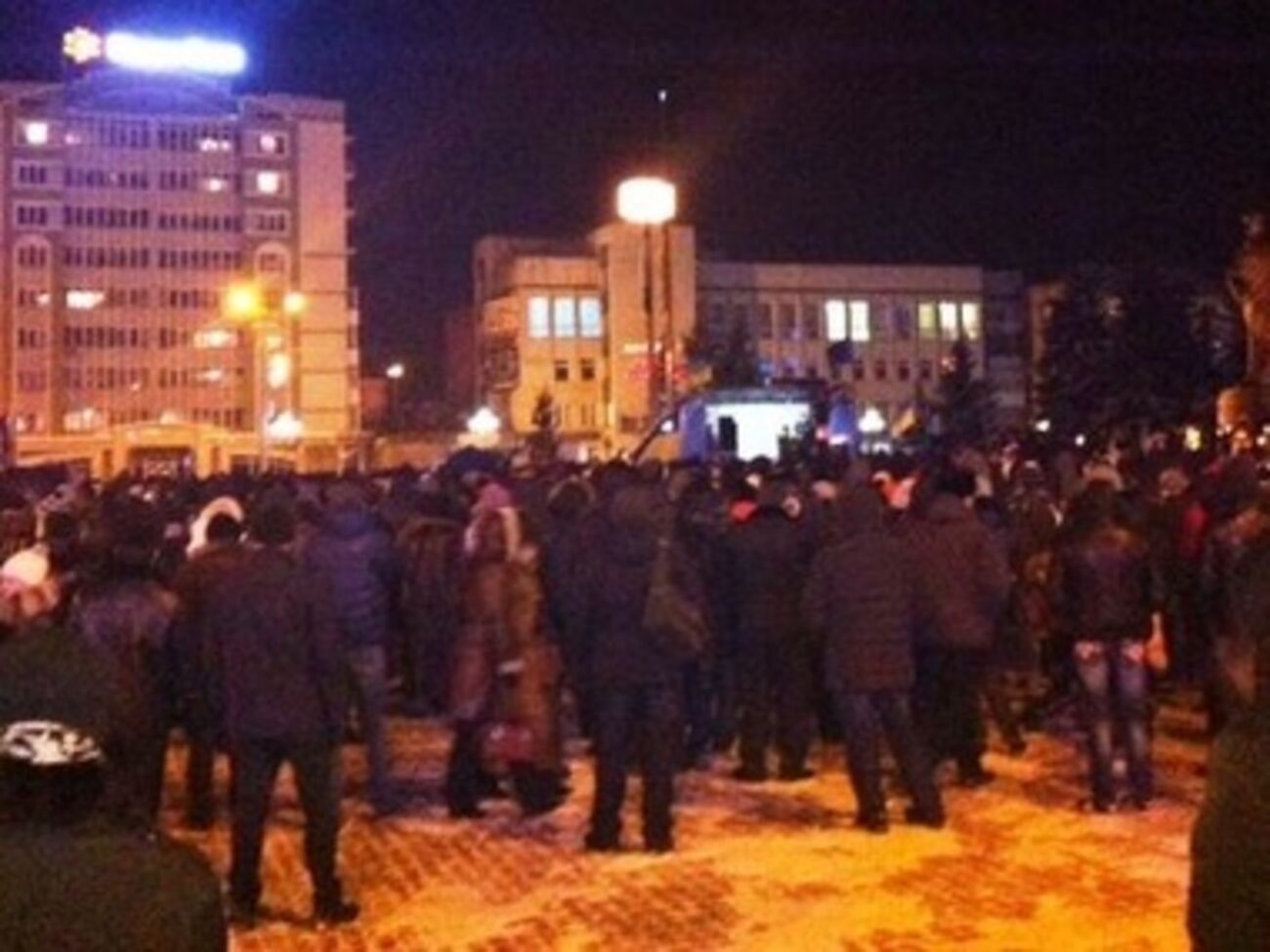 Протесты в Ровно продолжаются