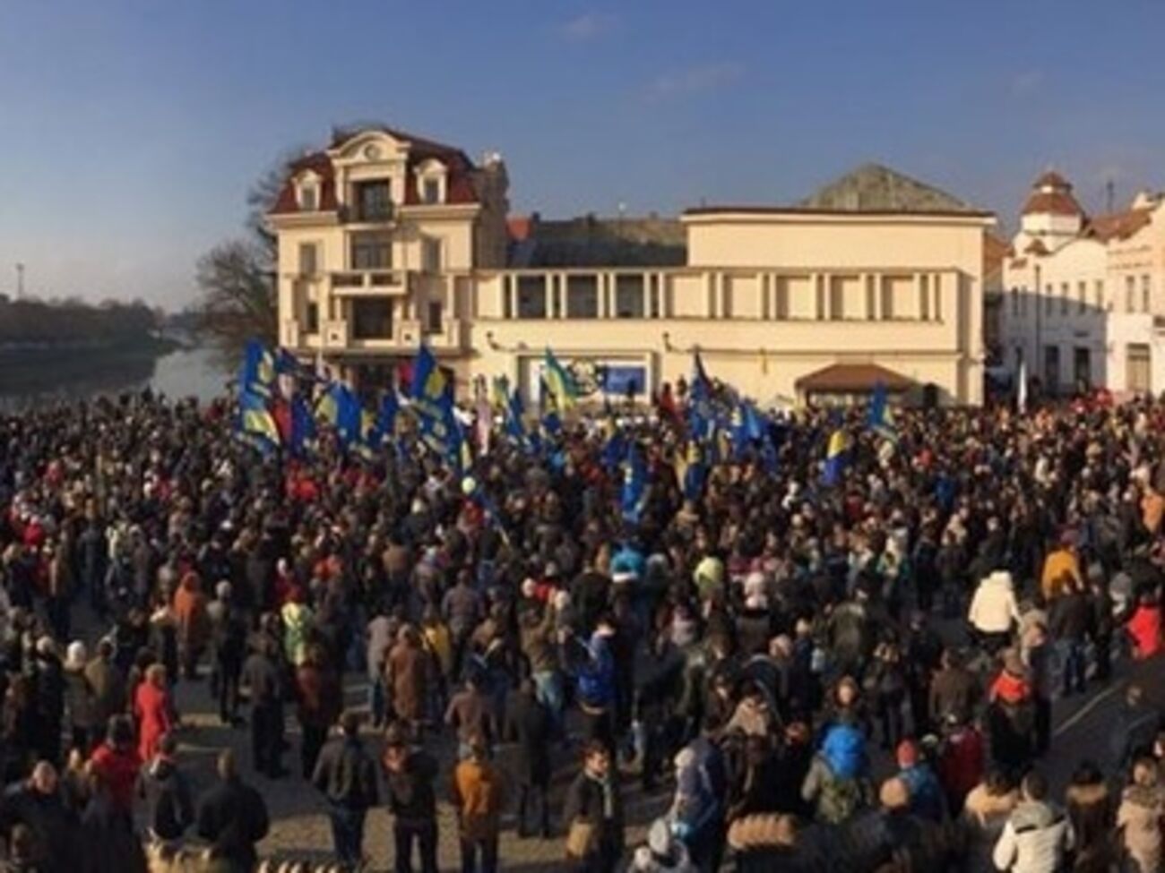 Ужгородский евромайдан