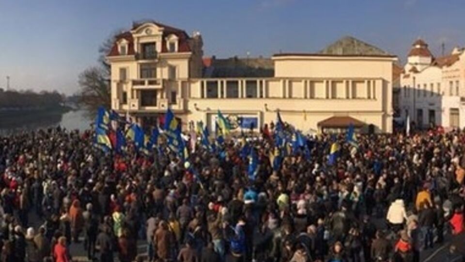 Ужгородский евромайдан
