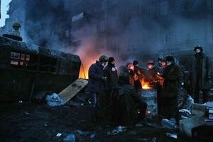 Ледяные будни Майдана. Фоторепортаж