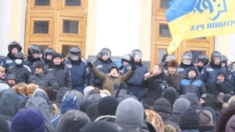 Штурм облсовета в Виннице