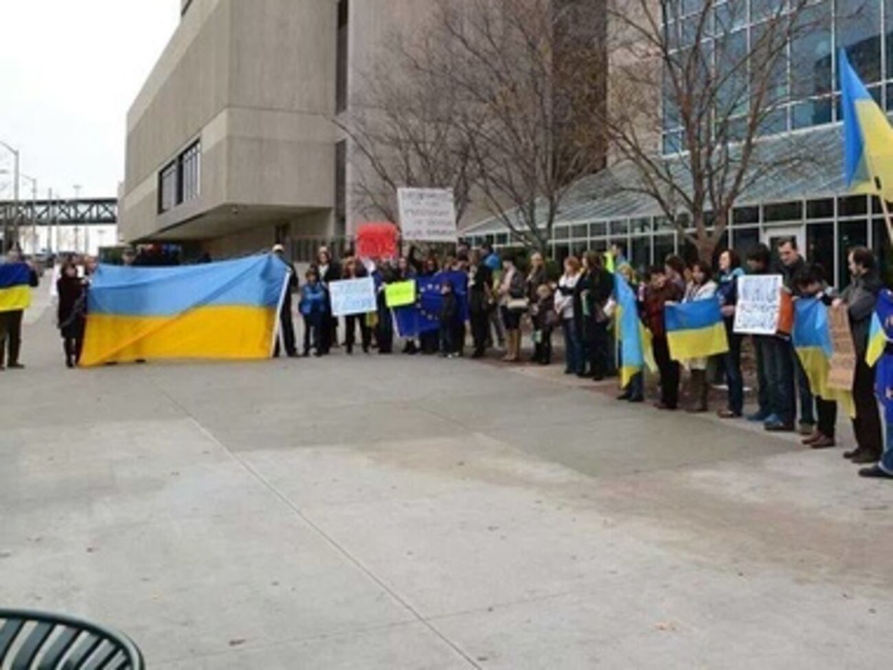 География поддержки Евромайданов расширяется