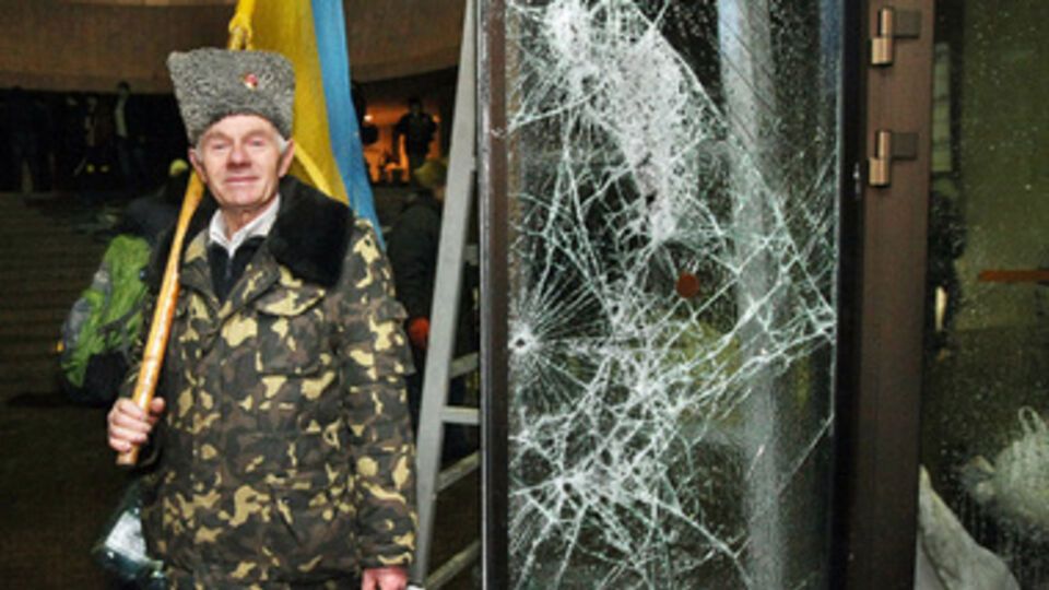 Украинский дом и Грушевского: День без войны. 26 января. Фоторепортаж