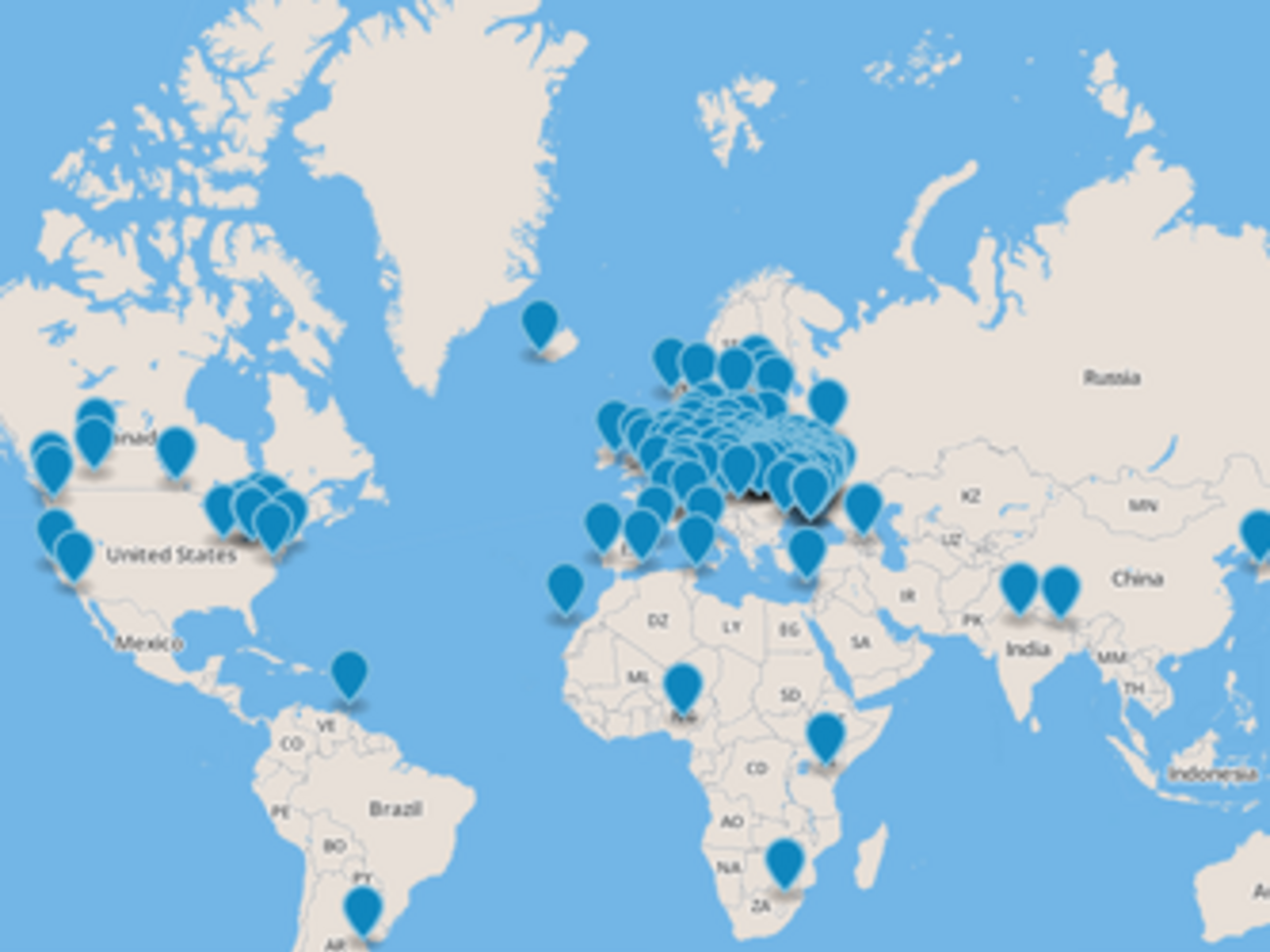 Евромайданом не интересуются в Азии, Южной Америке и Гренландии