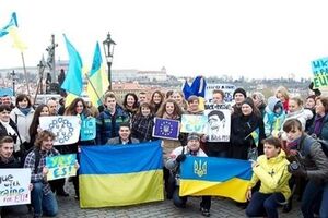 Чешские украинцы поддерживают Евромайдан